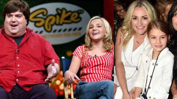 Dan Schneider with Jamie Lynn Spears.