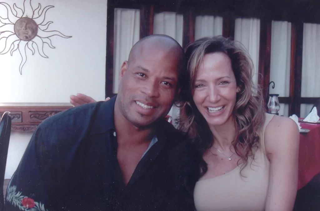 Rhoni Reuter with her boyfriend Shaun Gayle.