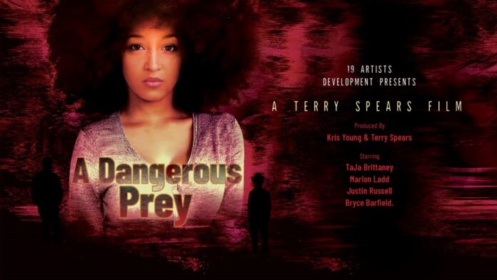 Taja Brittaney in the poster of A Dangerous Prey